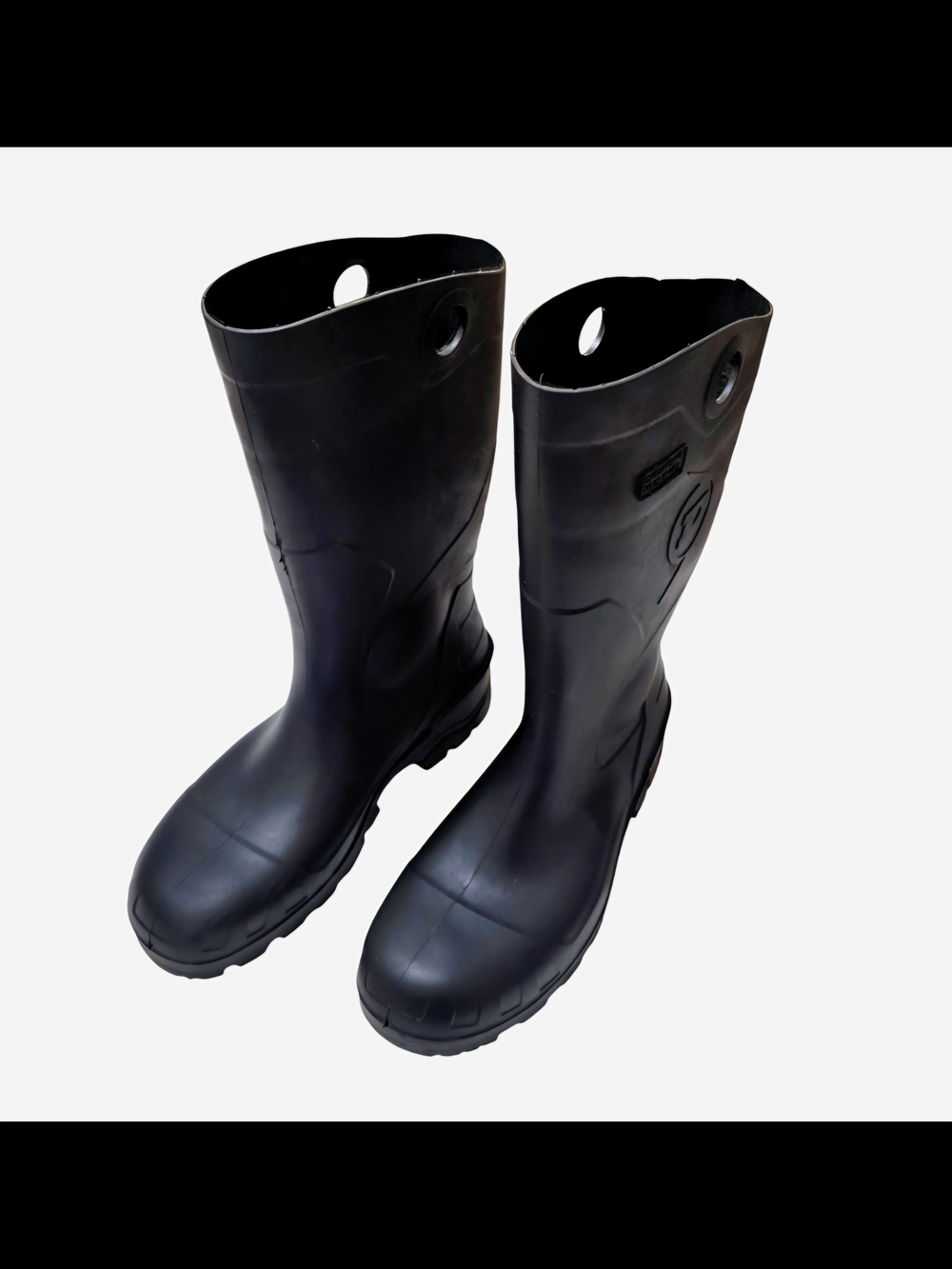 Dunlop Chesapeake Men Sz. 11 Women Sz. 13 Black Rubber Boots